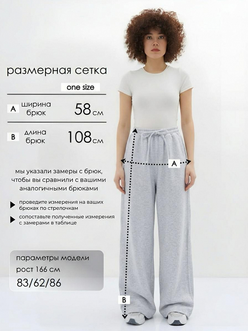 Брюки спортивные "Имба"_201/светло-серый